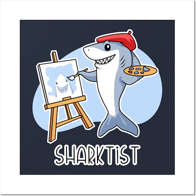 Sharktist Wall Art by Irkhamsterstock